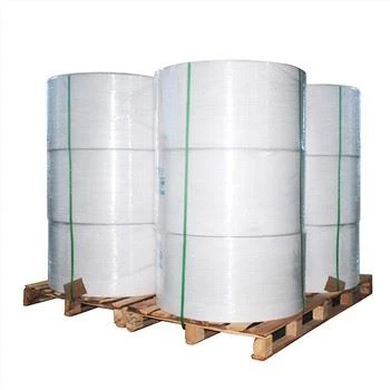 Hârtie albă Glassine Jumbo, lucioasă, acoperită cu oglindă