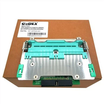GODEX EZ2050 CURA CURTHEAD Setări coduri de bare de bare de imprimare a transferului termic de imprimare